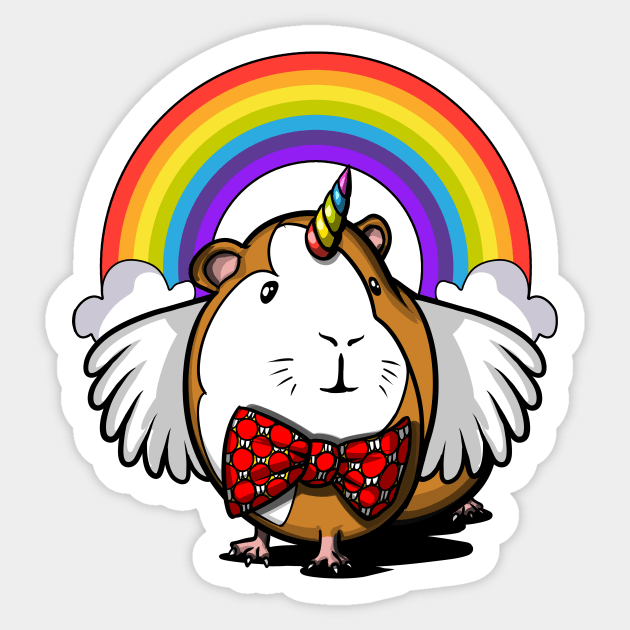 Guinea Pig Unicorn Sticker by underheaven